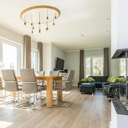 Luxus-see-domizil Mit Sauna, Kamin Und Boot-130 Qm Fuer 6 Personen Casa de Férias *